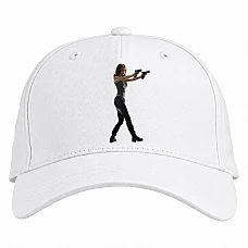 Baseball cap with Print The Terminator Hero Connor Sarah - white