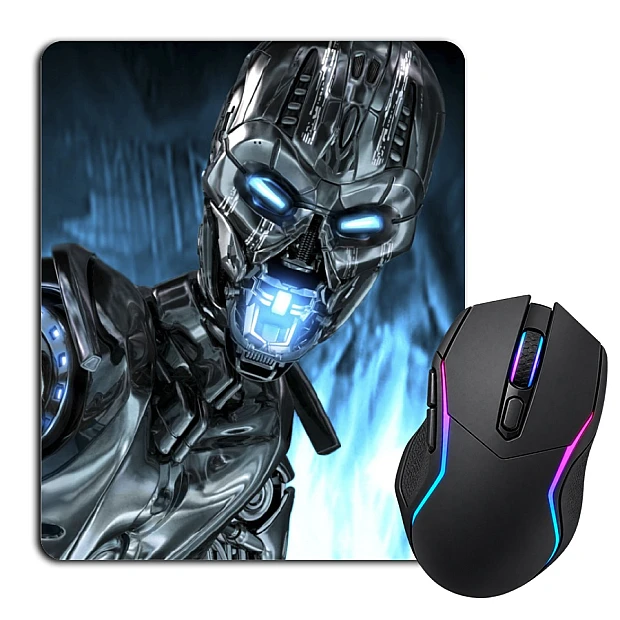 Mouse pad with print The Terminator Robot Hero