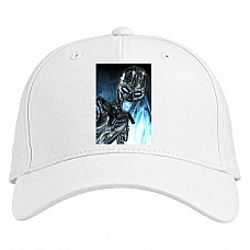 Baseball cap with Print The Terminator Robot Hero - white