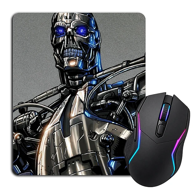 Mouse pad with print The Terminator Robot Print