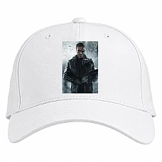 Baseball cap with Print The Terminator Main Theme - white