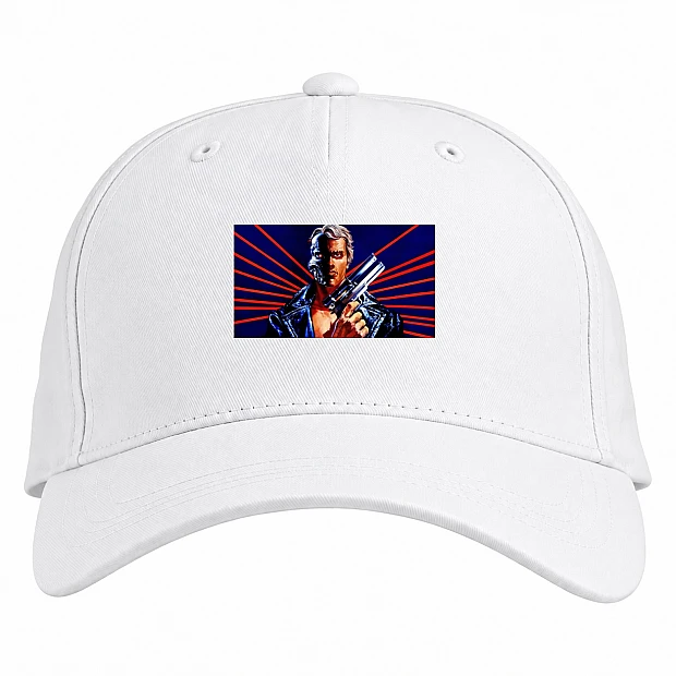 Baseball cap with Print The Terminator Art Edition - white