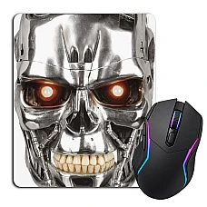 Mouse pad with print The Terminator Head Print