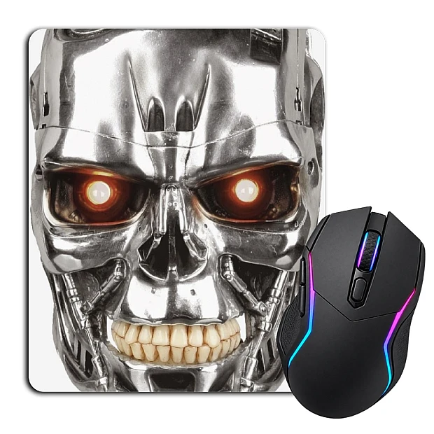 Mouse pad with print The Terminator Head Print