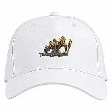 Baseball cap with Print Transformers Bumblebee - white