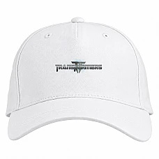 Baseball cap with Print Transformers Logo - white