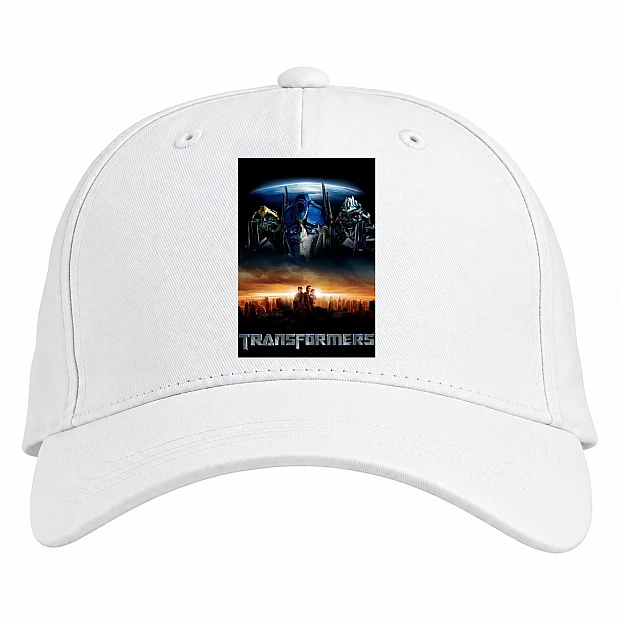 Baseball cap with Print Transformers Universe - white