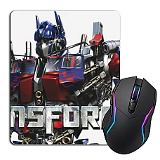 Mouse pad with print Transformers Optimus Prime Logo