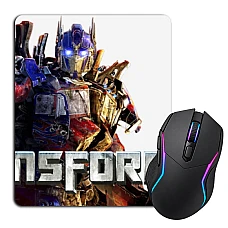 Mouse pad with print Transformers Logo Optimus Prime