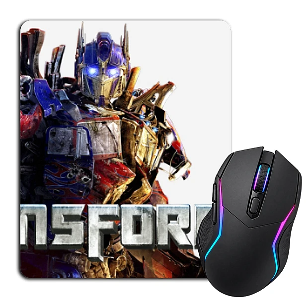 Mouse pad with print Transformers Logo Optimus Prime