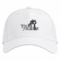 Baseball cap with Print Transformers Big Logo - white
