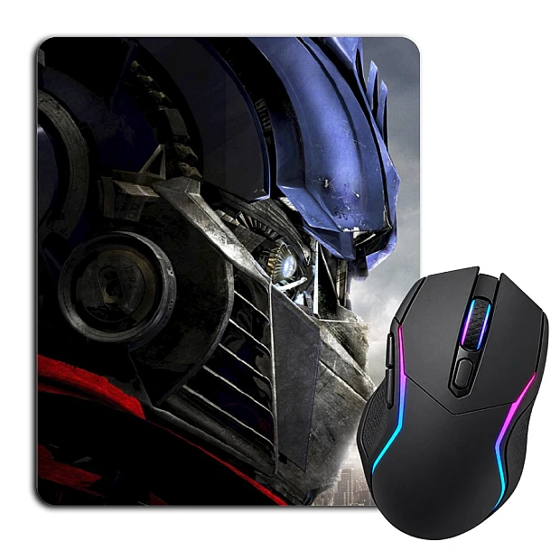 Mouse pad with print Transformers Robot Head
