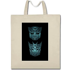 Eco bag with print Transformers Metal Heads - beige