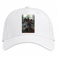 Baseball cap with Print Transformers Hero Optimus Prime - white