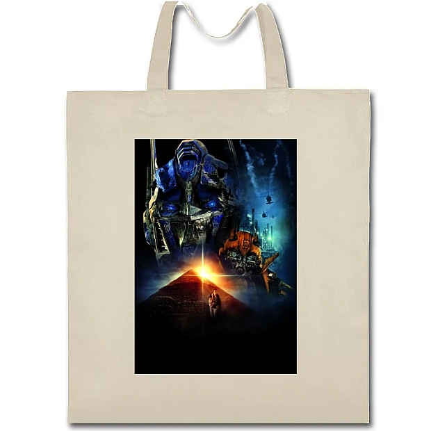 Eco bag with print Transformers Heroes - beige