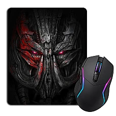 Mouse pad with print Transformers Robot Head Print