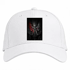 Baseball cap with Print Transformers Robot Head Print - white