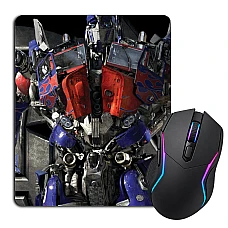 Mouse pad with print Transformers Optimus Prime Robot