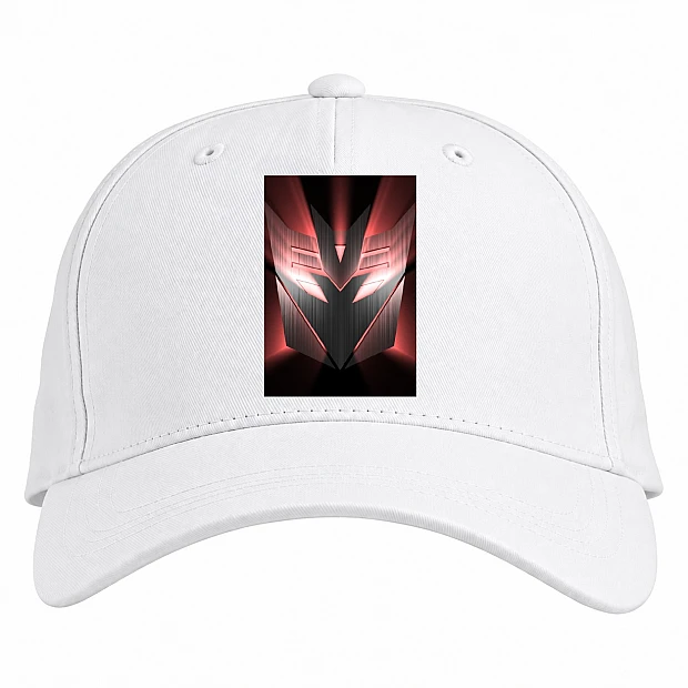 Baseball cap with Print Transformers Metal Sign - white