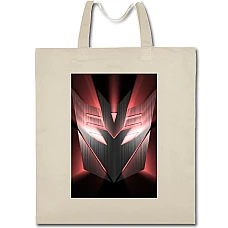 Eco bag with print Transformers Metal Sign - beige