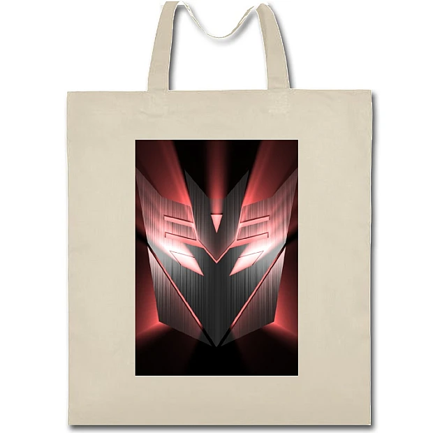 Eco bag with print Transformers Metal Sign - beige