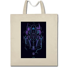 Eco bag with print Transformers Cute Print - beige