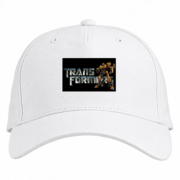 Baseball cap with Print Transformers Bumblebee Print - white