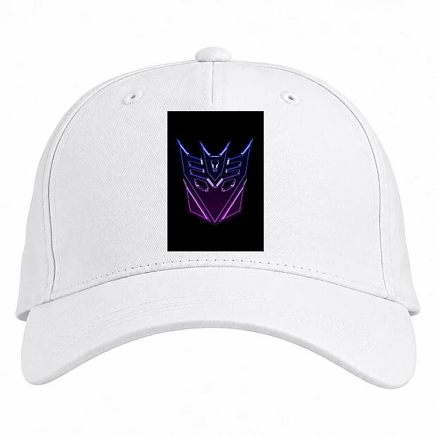 Baseball cap with Print Transformers Neon Print - white