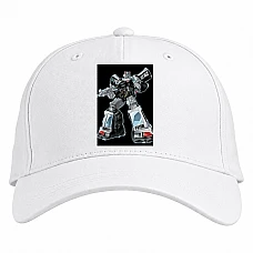 Baseball cap with Print Transformers Robot Hero - white