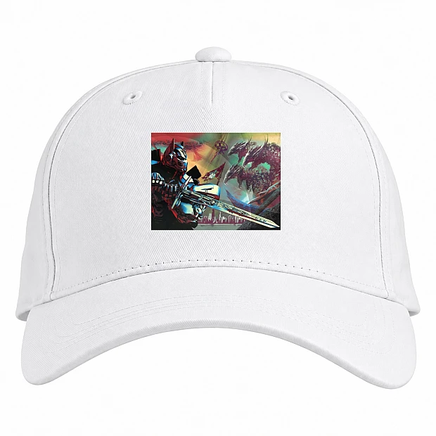 Baseball cap with Print Transformers Art Edition - white