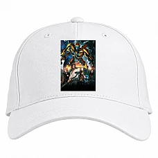 Baseball cap with Print Transformers Characters - white