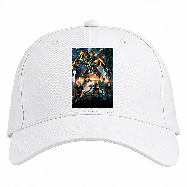 Baseball cap with Print Transformers Characters - white
