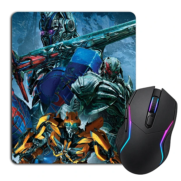 Mouse pad with print Transformers Main Characters
