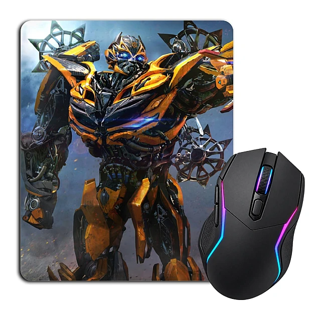 Mouse pad with print Transformers Bumblebee Robot Hero Print