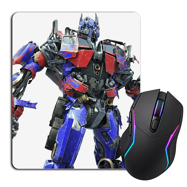 Mouse pad with print Transformers Print With Optimus Prime