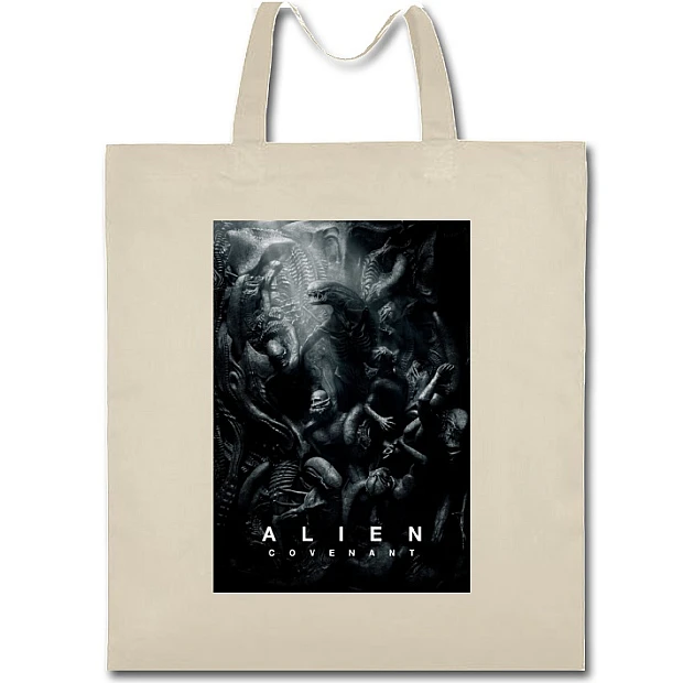 Шопер з принтом Чужий Завіт - бежева