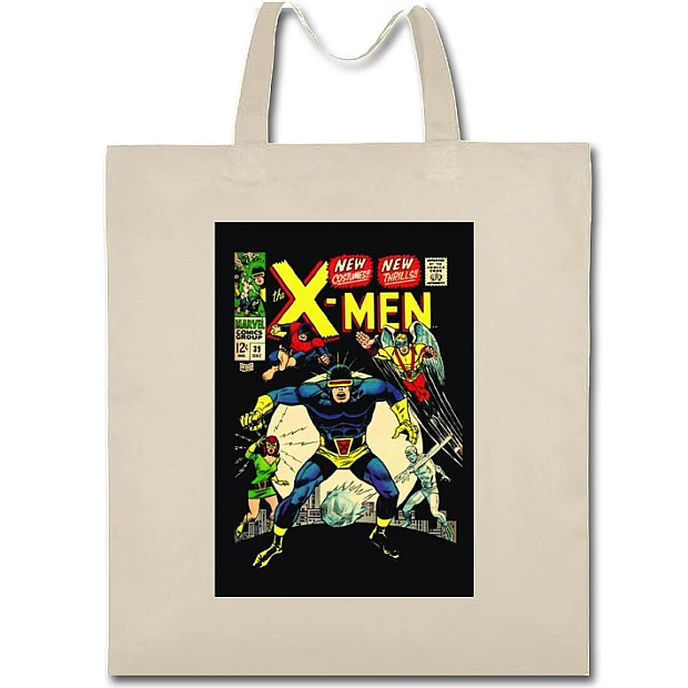 Eco bag with print X-Men Print - beige