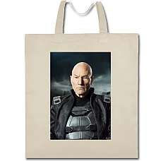 Eco bag with print X-Men Professor X - beige