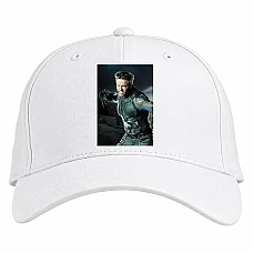 Baseball cap with Print X-Men Logan Wolverine - white
