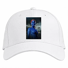 Baseball cap with Print X-Men Mystique - white