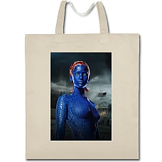 Eco bag with print X-Men Mystique - beige