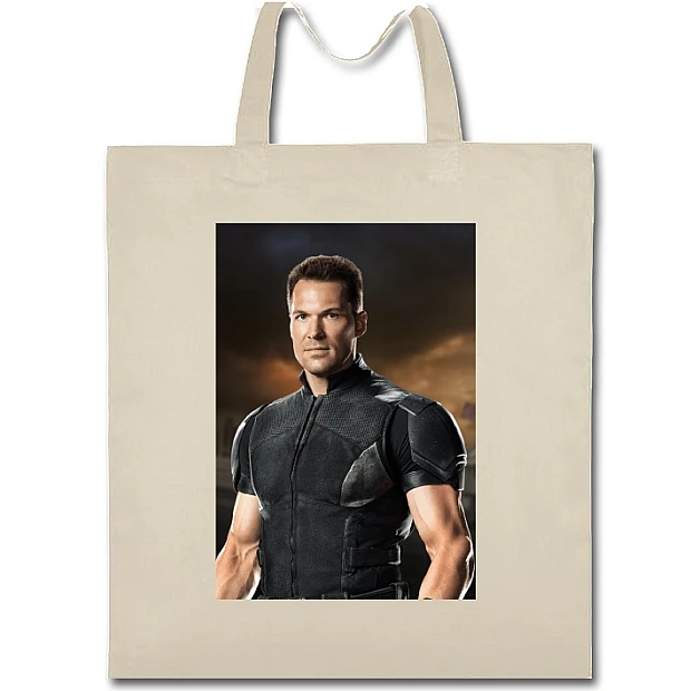 Eco bag with print X-Men Print 2 - beige