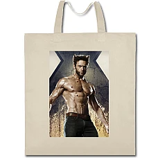 Eco bag with print X-Men Wolverine - beige