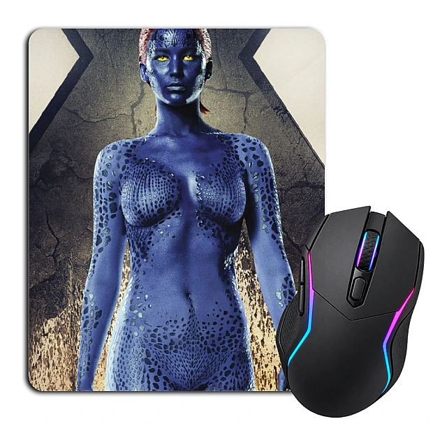 Mouse pad with print X-Men Mystique Hero