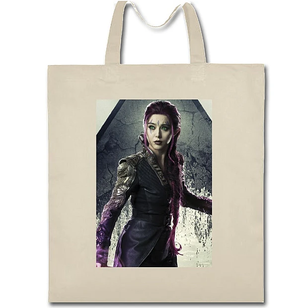 Eco bag with print X-Men Blink - beige