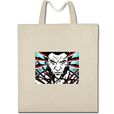 Eco bag with print X-Men Wolverine Art - beige