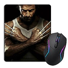 Mouse pad with print X-Men Wolverine Hero
