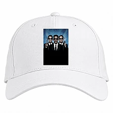 Baseball cap with Print Men In Black Heroes - white