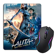 Mouse pad with print Alita Battle Angel Print