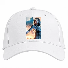 Baseball cap with Print Alita Battle Angel Theme - white